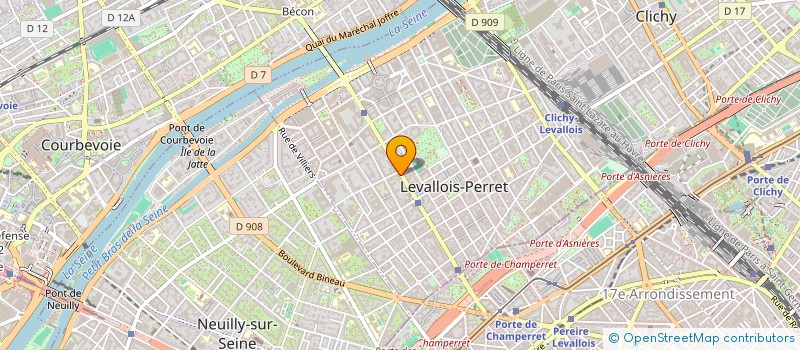 localisation de l'entreprise SCI OTL à LEVALLOIS-PERRET