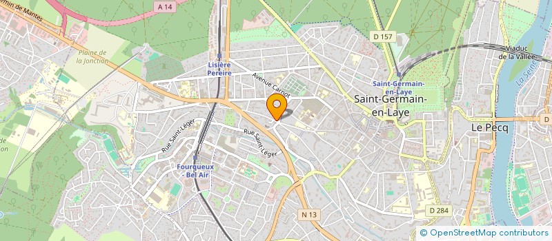 localisation de l'entreprise SCI OTNIPOL PROPERTIES  SAINT-GERMAIN-EN-LAYE