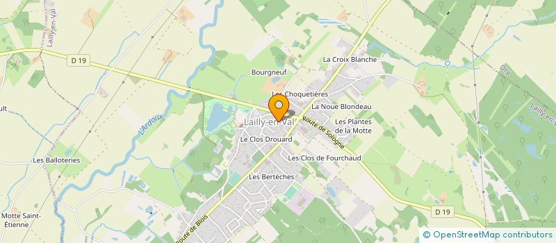 localisation de l'entreprise SCI OTODOM à LAILLY-EN-VAL