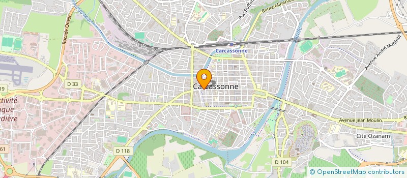 localisation de l'entreprise SCI OTTER à CARCASSONNE