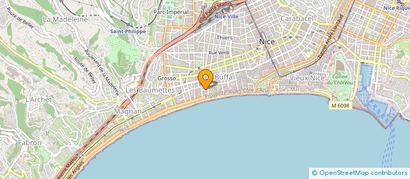 localisation de l'entreprise SCI OTTO à NICE