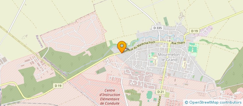 localisation de l'entreprise SCI OTTO  MOURMELON-LE-GRAND