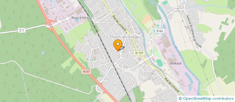 localisation de l'entreprise SCI OTTO  THAON-LES-VOSGES