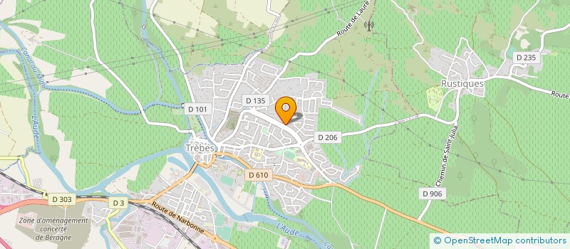 localisation de l'entreprise SCI OTTO  TREBES