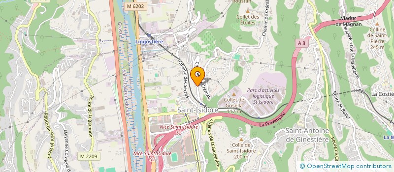 localisation de l'entreprise SCI OTURO à NICE