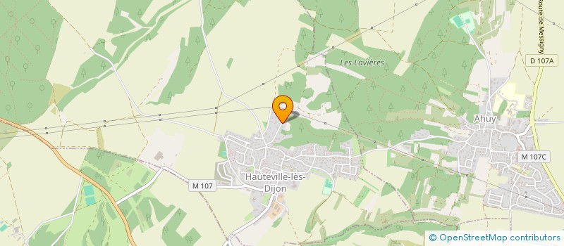 localisation de l'entreprise SCI OU  HAUTEVILLE-LES-DIJON