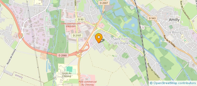 localisation de l'entreprise SCI OUADHIA à AMILLY