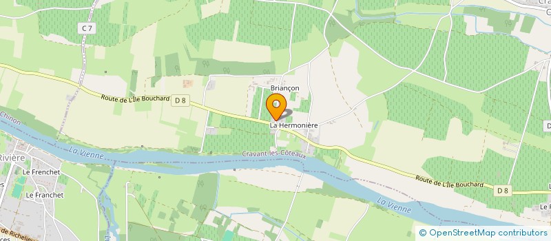 localisation de l'entreprise SCI OUAGA à CRAVANT LES COTEAUX
