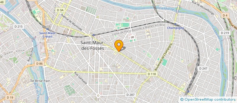 localisation de l'entreprise SCI OUAKNINE à SAINT-MAUR-DES-FOSSES