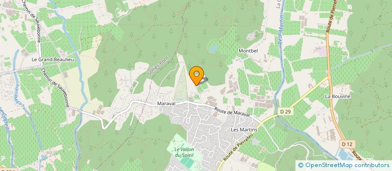 localisation de l'entreprise SCI OUALIDIA  LA VALETTE-DU-VAR