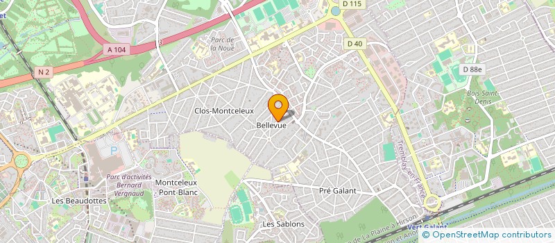 localisation de l'entreprise SCI OUALIMMO à VILLEPINTE