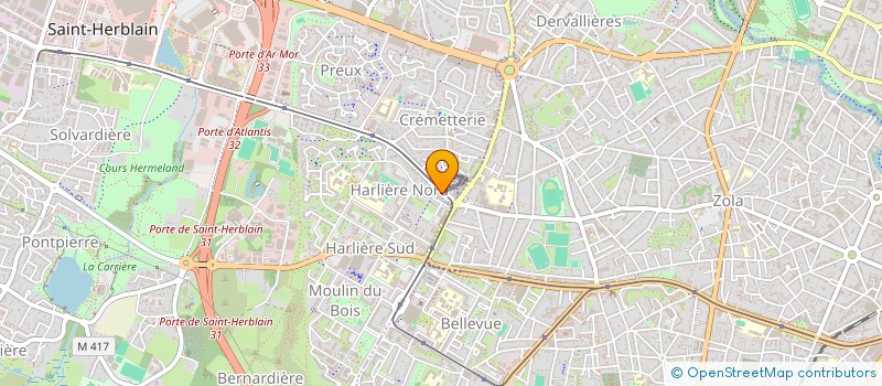 localisation de l'entreprise SCI OUARY LE BOT  SAINT-HERBLAIN