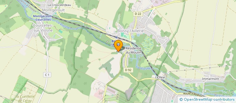 localisation de l'entreprise SCI OUASTI à BOISSY-L'AILLERIE