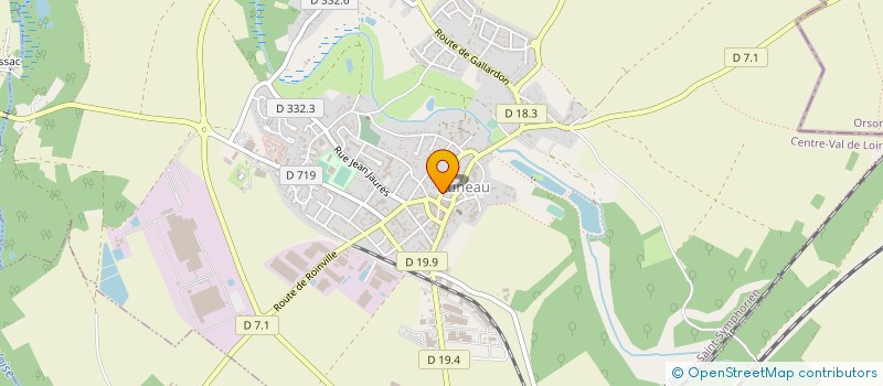 localisation de l'entreprise SCI OUBARI à AUNEAU-BLEURY-SAINT-SYMPHORIEN
