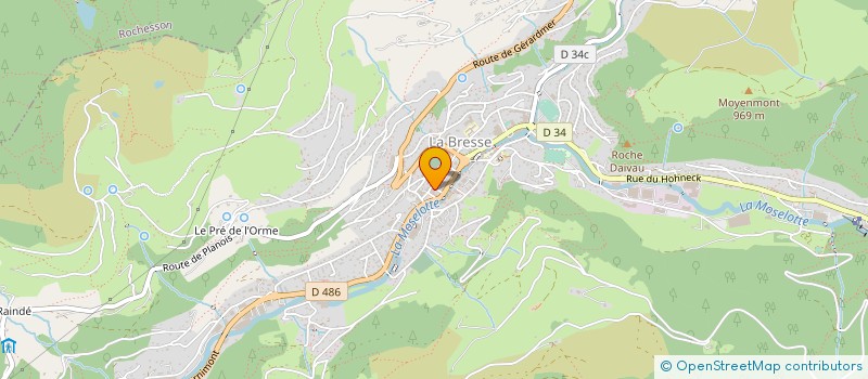 localisation de l'entreprise SCI OUBRE  LA BRESSE