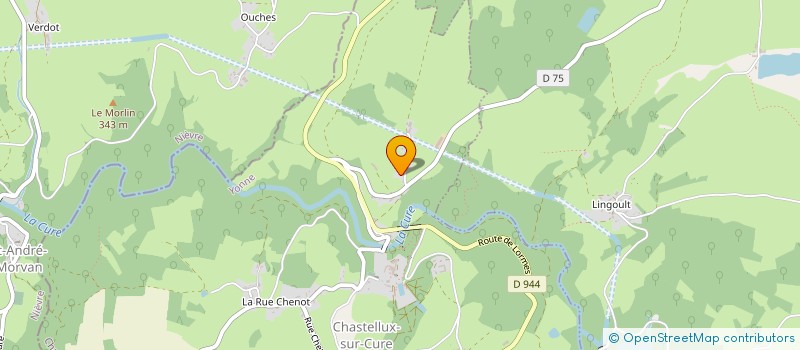 localisation de l'entreprise SCI OUCHES  CHASTELLUX-SUR-CURE