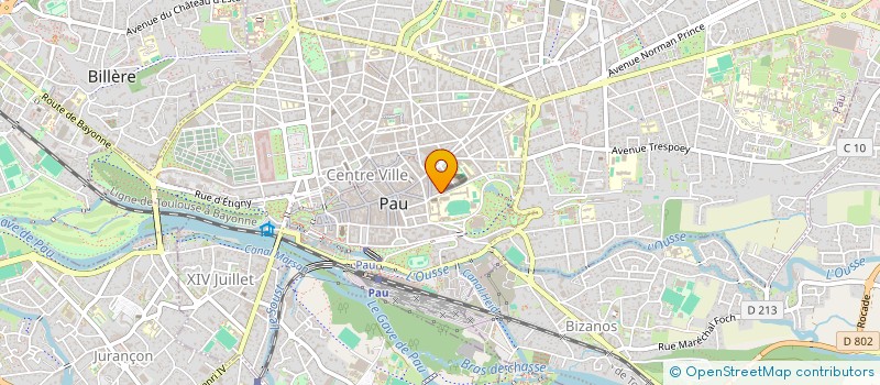 localisation de l'entreprise SCI OUDART à PAU