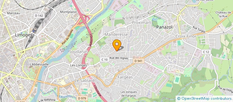 localisation de l'entreprise SCI OUDDA à PANAZOL