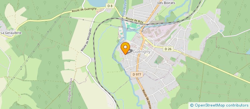 localisation de l'entreprise SCI OUDIN DEGRELLE à GUERIGNY