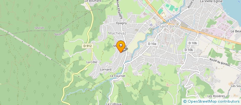 localisation de l'entreprise SCI OUDOT MEDICAL à SAINT-JORIOZ