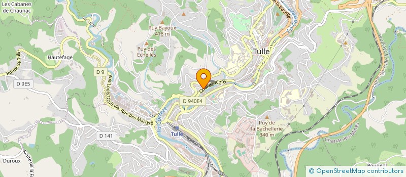 localisation de l'entreprise SCI OUED SROU  TULLE