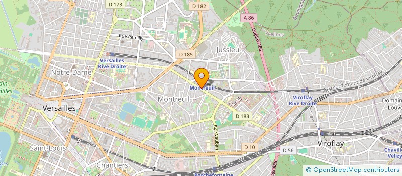 localisation de l'entreprise SCI OUEMO à VERSAILLES