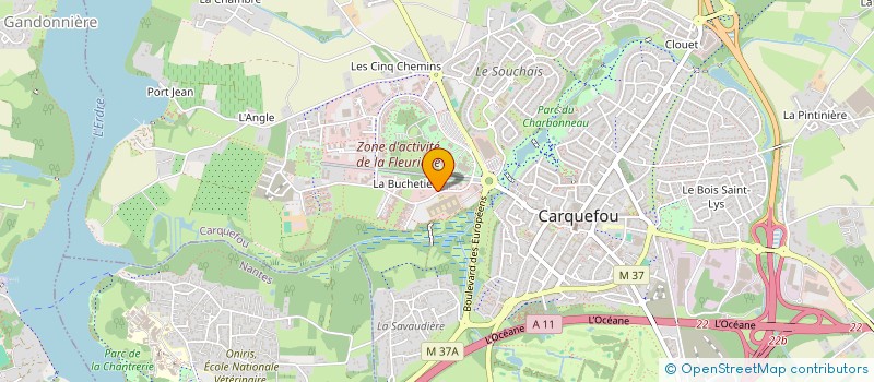 localisation de l'entreprise SCI OUESSANE  CARQUEFOU