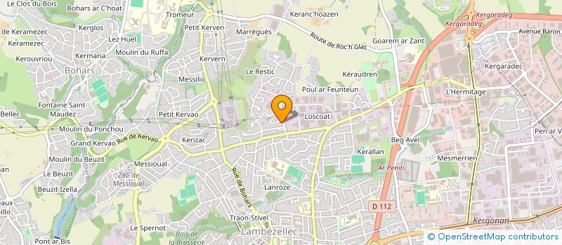 localisation de l'entreprise SCI OUEST AVENIR II  BREST