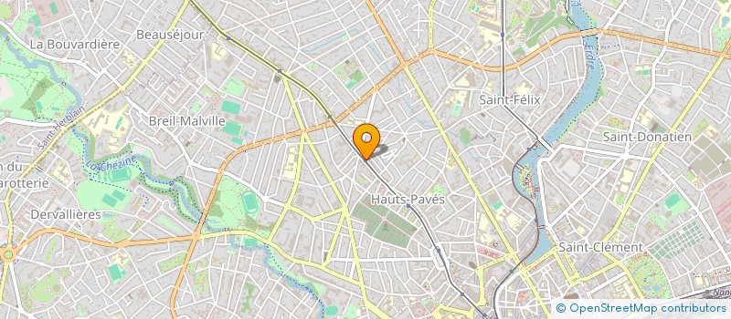 localisation de l'entreprise SCI OUEST BATIMENT INDUSTRIEL  NANTES