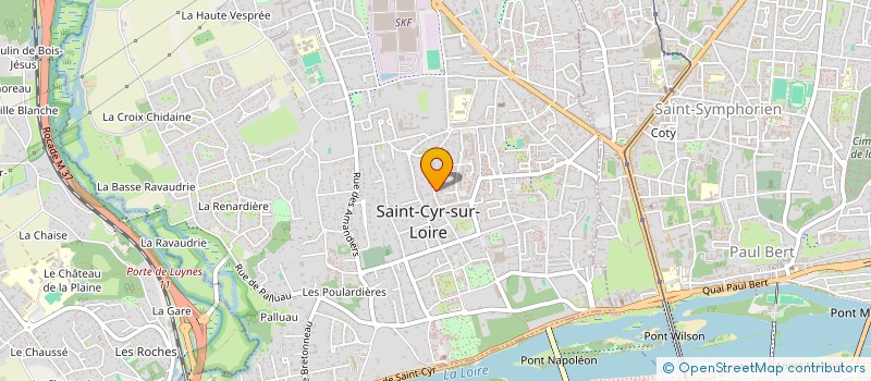 localisation de l'entreprise SCI OUEST LOIRE à SAINT-CYR-SUR-LOIRE