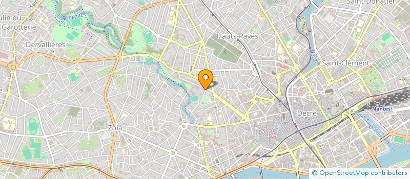 localisation de l'entreprise SCI OUEST.M  NANTES