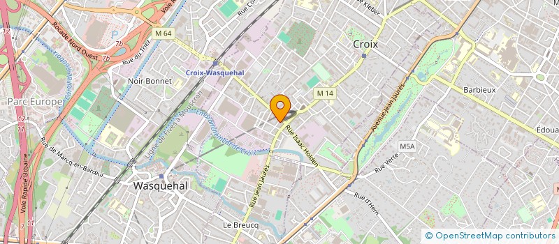 localisation de l'entreprise SCI OUEST ORTHO à CROIX