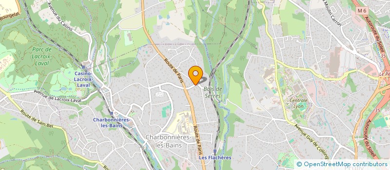 localisation de l'entreprise SCI OUEST PATRIMOINE  BANDOL