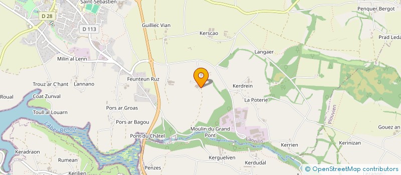 localisation de l'entreprise SCI OUESTY  LANDEDA