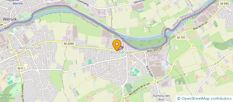 localisation de l'entreprise SCI OUF ... QUE DU BONHEUR  BOUSBECQUE