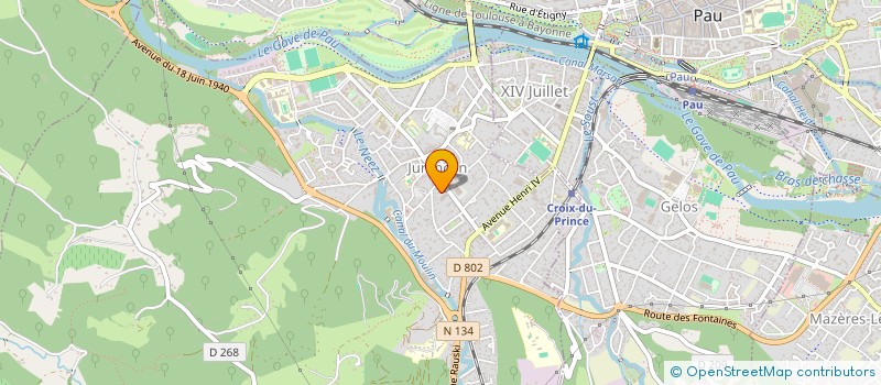 localisation de l'entreprise SCI OUFADONS à JURANCON