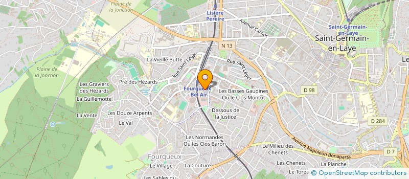 localisation de l'entreprise SCI OUGUZINE & MARRAKCHI  SAINT-GERMAIN-EN-LAYE