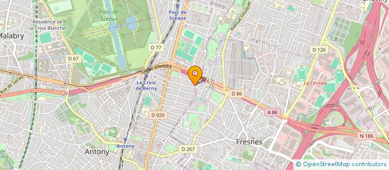 localisation de l'entreprise SCI OUI LOUNE à ANTONY