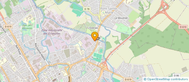 localisation de l'entreprise SCI OUI OUI à TROYES