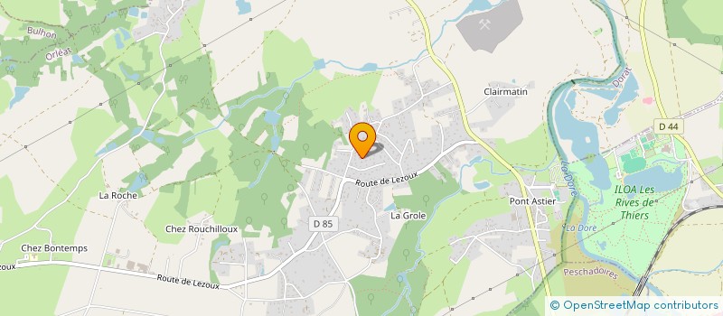 localisation de l'entreprise SCI OUI OUI  ORLEAT