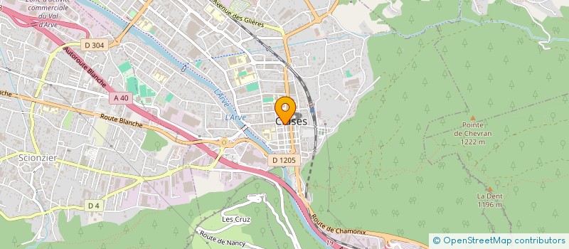 localisation de l'entreprise SCI OUI WE  CLUSES