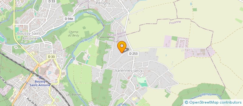 localisation de l'entreprise SCI OUILLON TOLUMAEL  VARENNES-JARCY