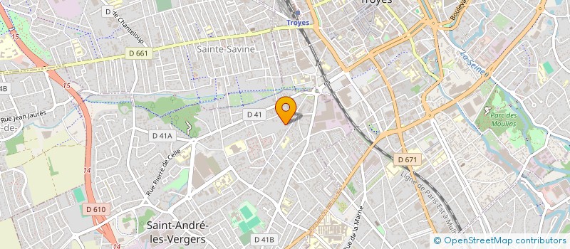 localisation de l'entreprise SCI OUISES  SAINT-ANDRE-LES-VERGERS