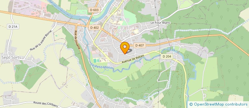 localisation de l'entreprise SCI OUIST  LA FERTE-SOUS-JOUARRE