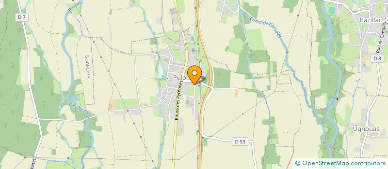 localisation de l'entreprise SCI OUISTITI  PUJO