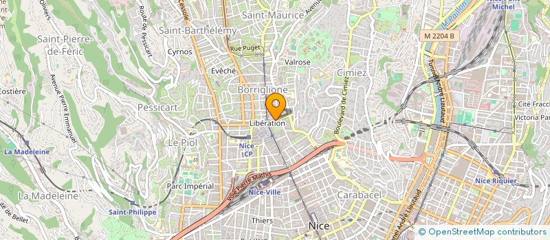 localisation de l'entreprise SCI OUIZEMAN IMMO à NICE