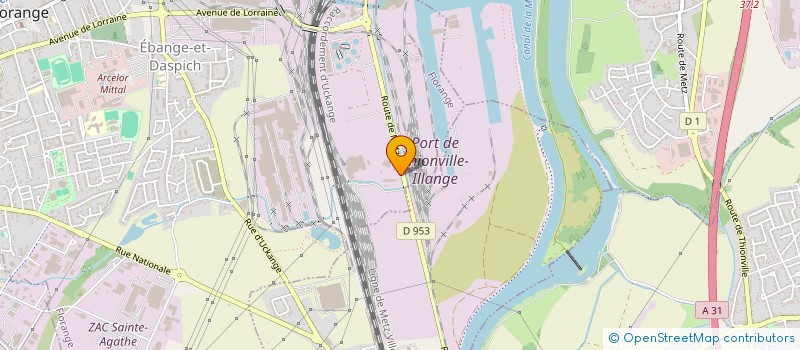 localisation de l'entreprise SCI OUJDA  FLORANGE