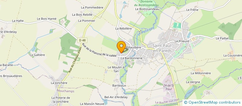 localisation de l'entreprise SCI OUJOLY à LES HERBIERS