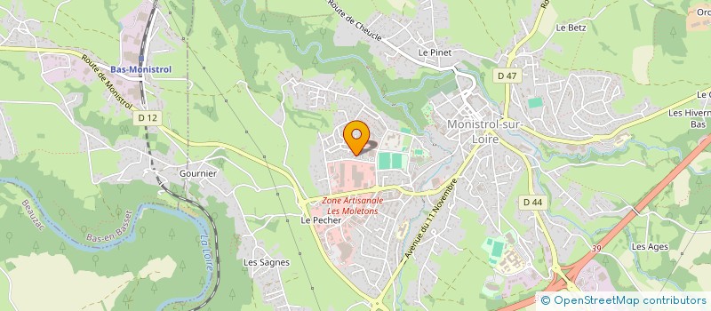 localisation de l'entreprise SCI OULED BEKRI  MONISTROL-SUR-LOIRE