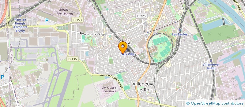 localisation de l'entreprise SCI OUMABADY  ORLY